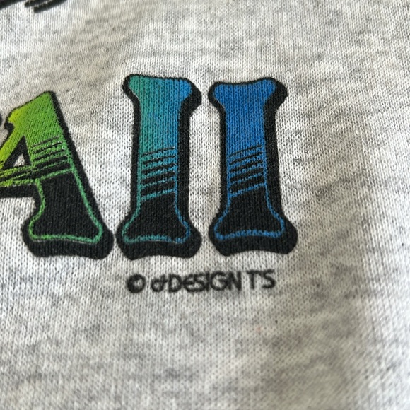 VINTAGE , HAND LOOSE HAHAII sweatshirt - Picture 5 of 5